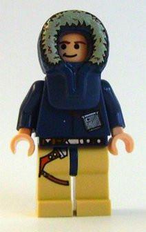 LEGO Minifigure -- Han Solo, Tan Legs with Holster Pattern, Parka Hood (Light Flesh)-Star Wars -- SW0253 -- Creative Brick Builders